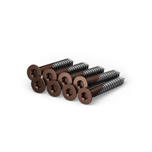 Setje schroeven voor paumelles brons blend (8 stuks) | GPF