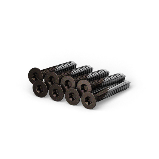 Setje schroeven voor paumelles dark blend (8 stuks) | GPF