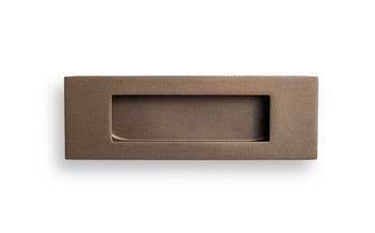 AVJD Door handles Bauhaus on round rosette - black