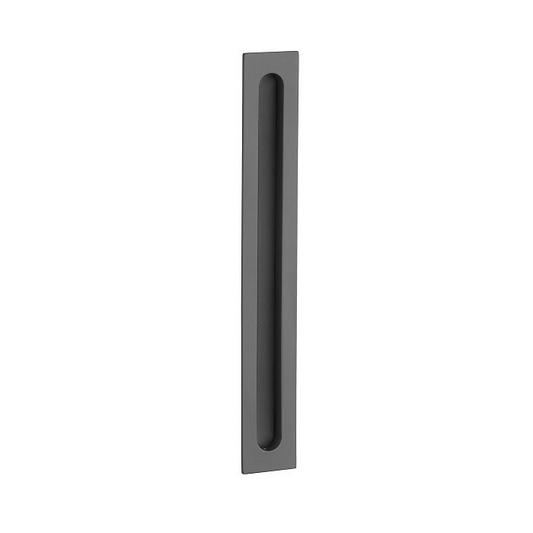 Aprile Schuifdeurkom ovaal 245x35mm - zwart