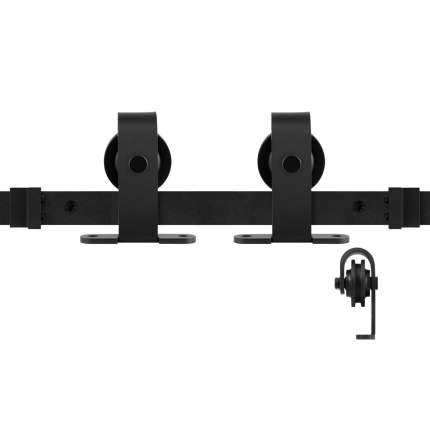 GPF Schuifdeursysteem Mutka – zwart (diverse afmetingen)