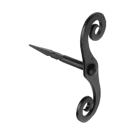 Kirkpatrick Luikvastzetter smeedijzer 152x51mm - zwart