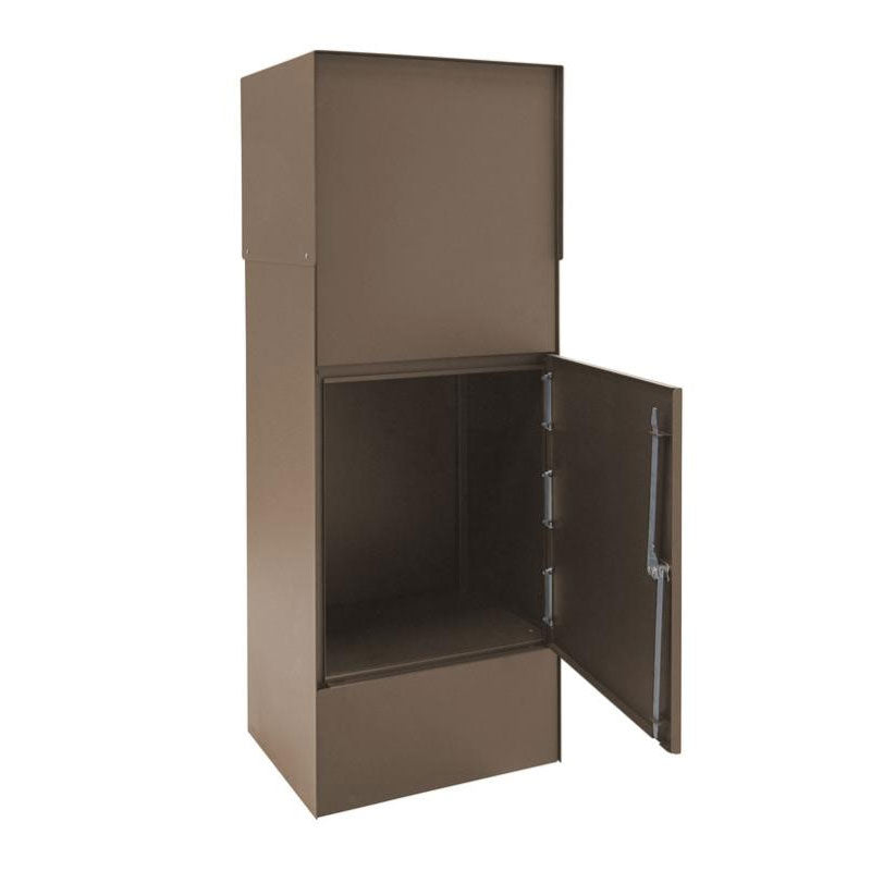 Stoer! Pakket-brievenbus achteruitname - cortenstaal-look