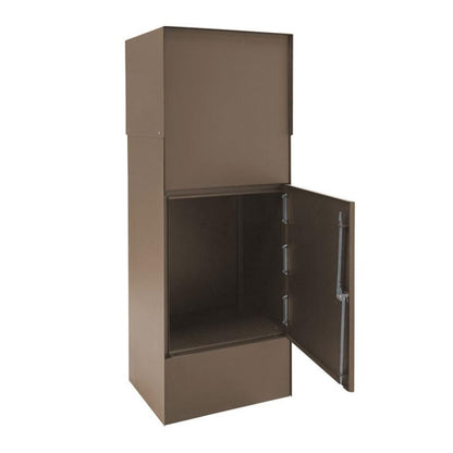 Stoer! Pakket-brievenbus achteruitname - cortenstaal-look