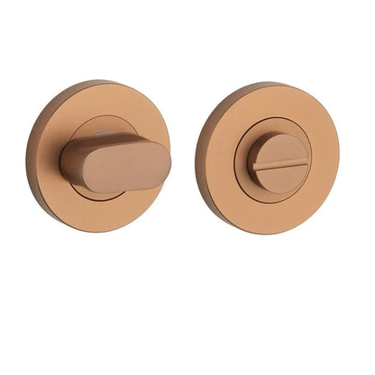 STERK Deurklinken 1743 op rond rozet – koper PVD