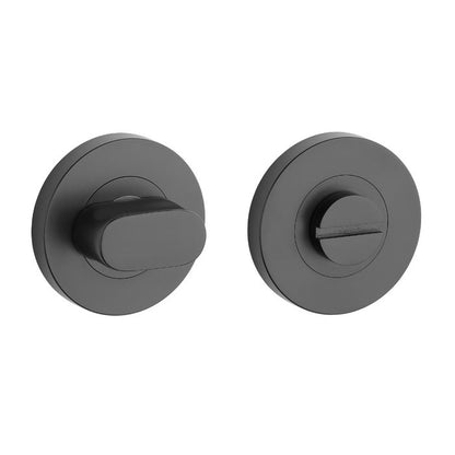 STERK Deurklinken 1741 op rond rozet – mat zwart