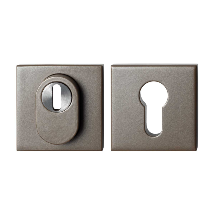 GPF Veiligheidsrozetten vierkant met kerntrekbeveiliging - mocca