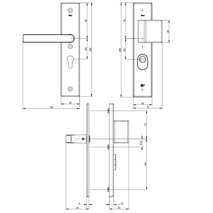 Veilig Veiligheidsbeslag voordeur SKG*** - zwart