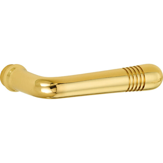 Deurkrukken Art-Deco messing gelakt, per paar
