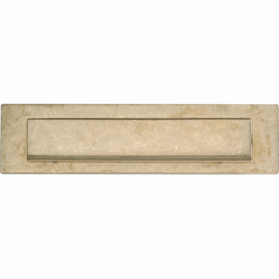 Briefplaat rechthoek Mi Satori antiek messing