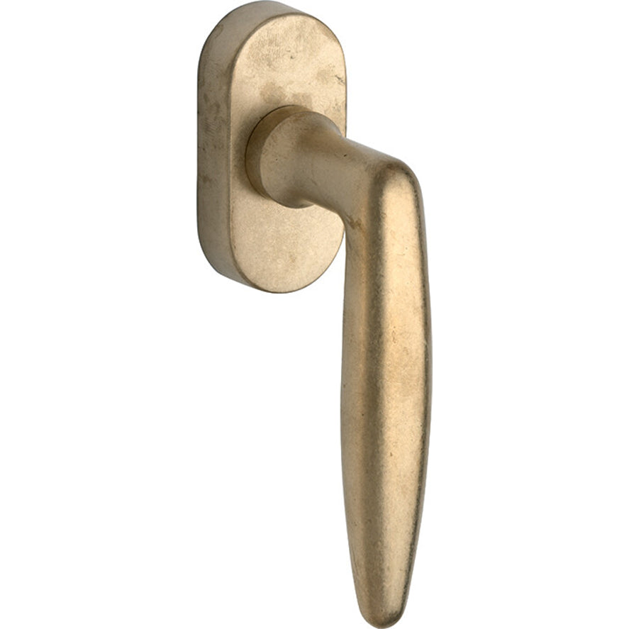 Draaikiepgarnituur Dudok antiek messing