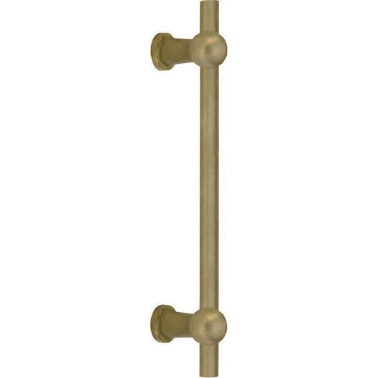 Meubelgreep Chemin de Fer 174 mm antiek messing