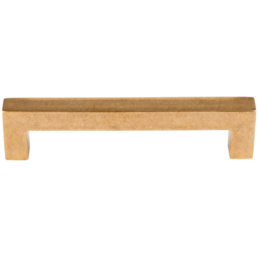 Meubelgreep Kare 128 mm antiek messing