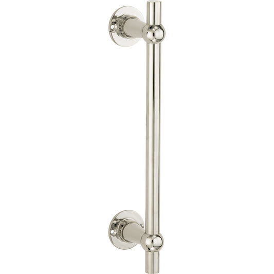 Deurgreep Chemin de Fer 300 × 16 mm glanzend nikkel