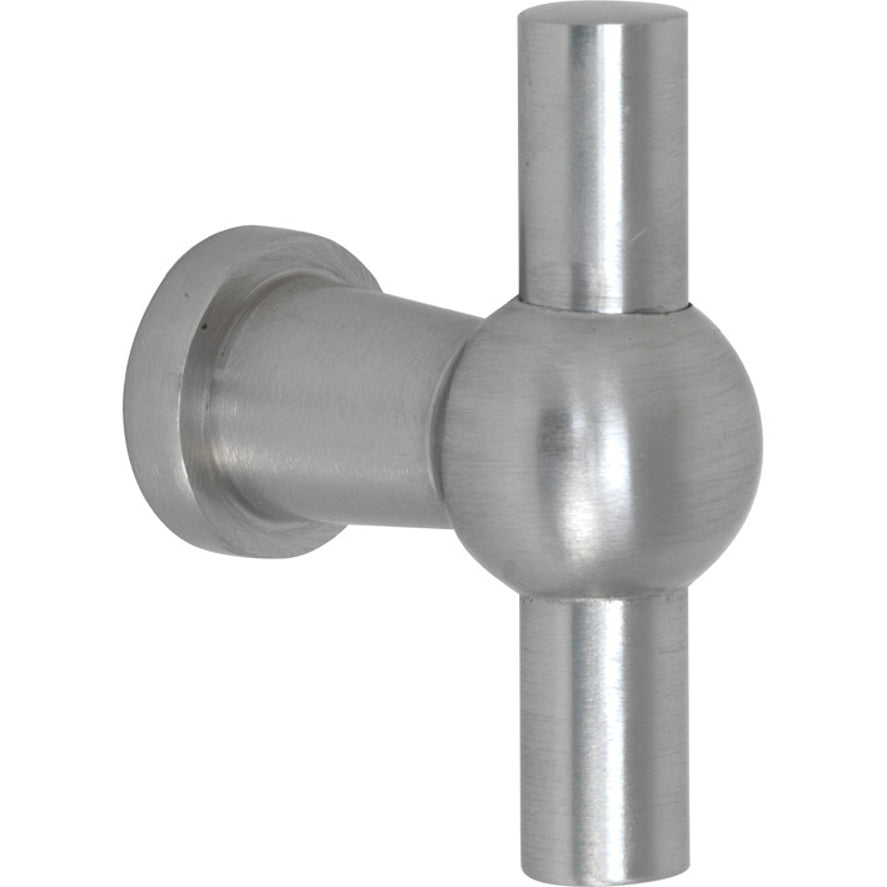 Meubelknop Chemin de Fer 47 × 9 mm mat nikkel
