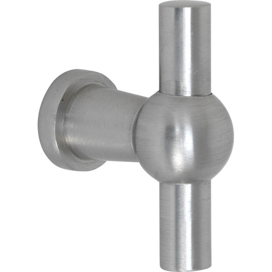Meubelknop Chemin de Fer 47 × 9 mm mat nikkel