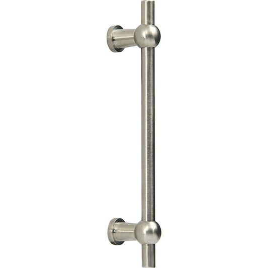 Meubelgreep Chemin de Fer 174 mm mat nikkel