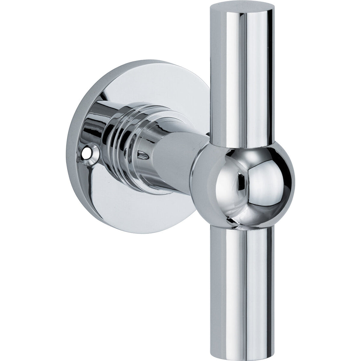 Voordeurknop ø60 mm Chemin de Fer glanzend chroom