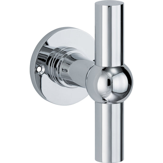 Voordeurknop ø60 mm Chemin de Fer glanzend chroom
