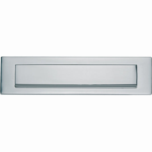 Briefplaat rechthoek Mi Satori glanzend chroom