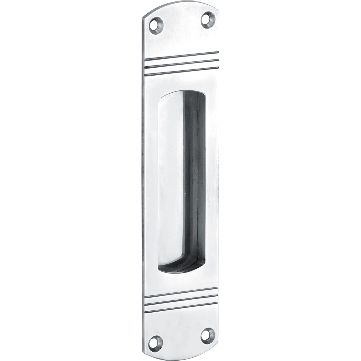 Schuifdeurkom Art-deco Mi Satori glanzend chroom