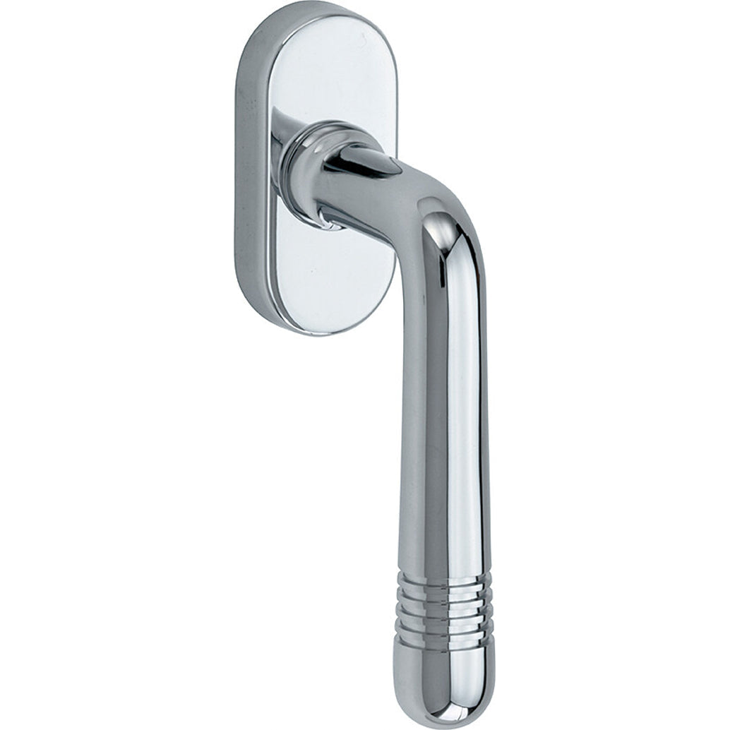 Draaikiepgarnituur Art-Deco glanzend chroom – standaard