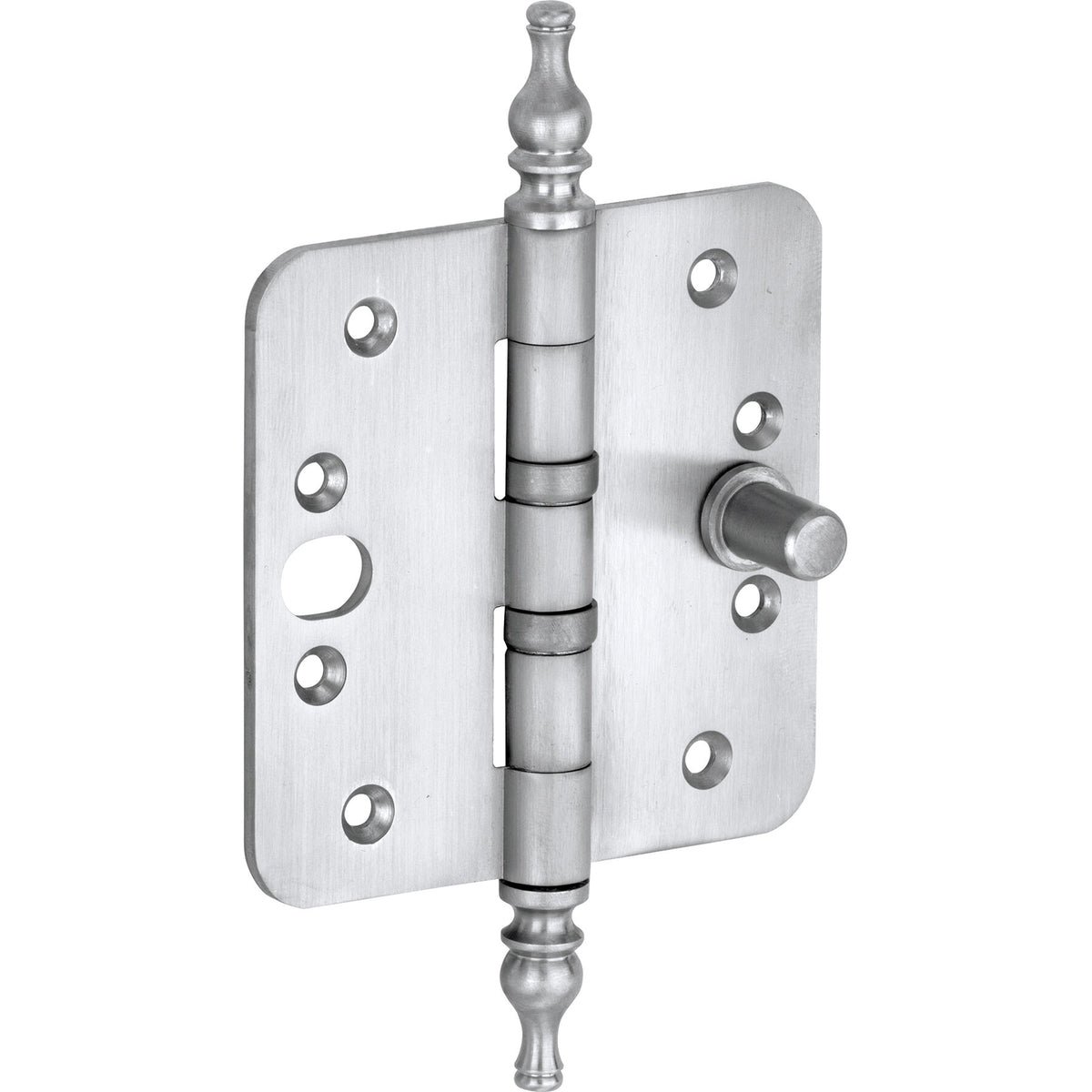 Veiligheidsscharnier mat chroom 89 × 89 mm knop vaas