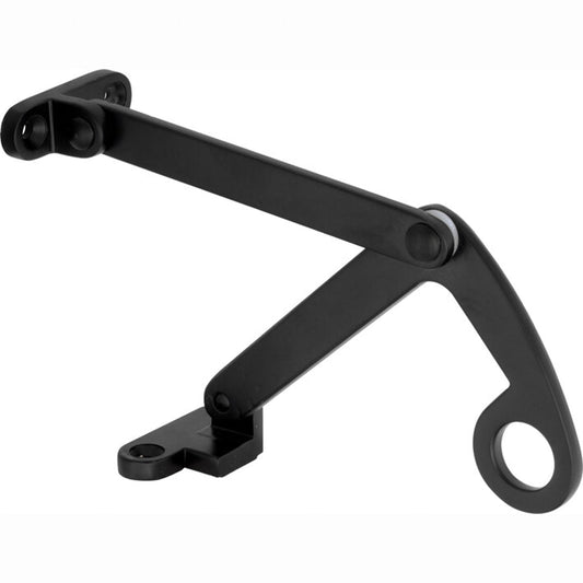 Combi-uitzetter Elegant 125 mm mat zwart