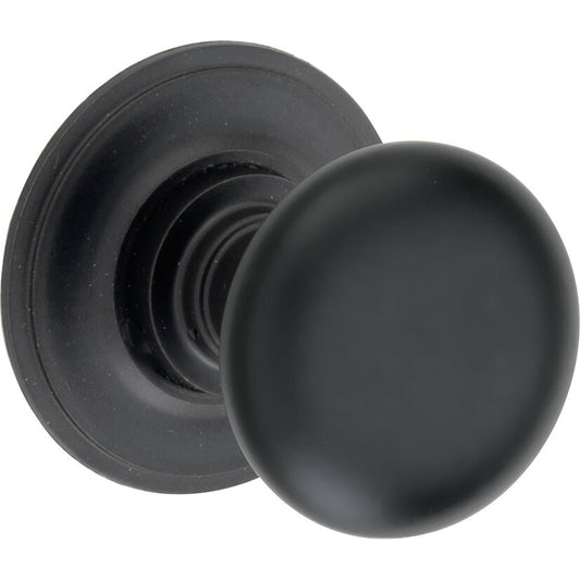 Meubelknop Elegant 35 mm mat zwart